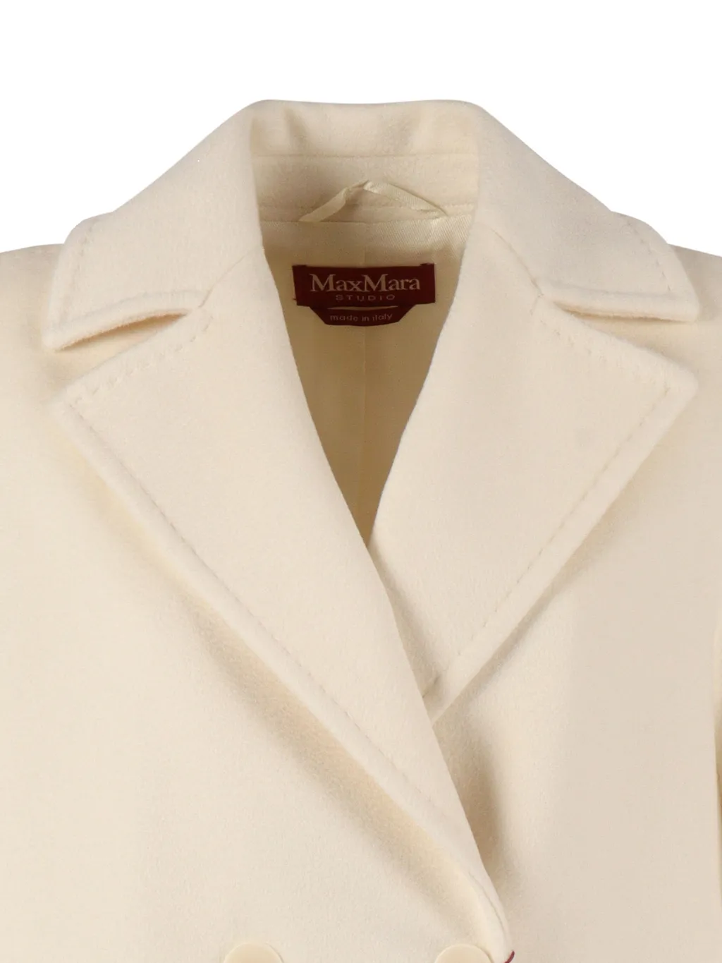Max Mara Studio Agenda Double-Breasted Long Coat