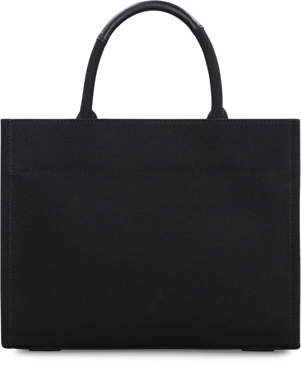 Studded Logo Canvas Tote Bag