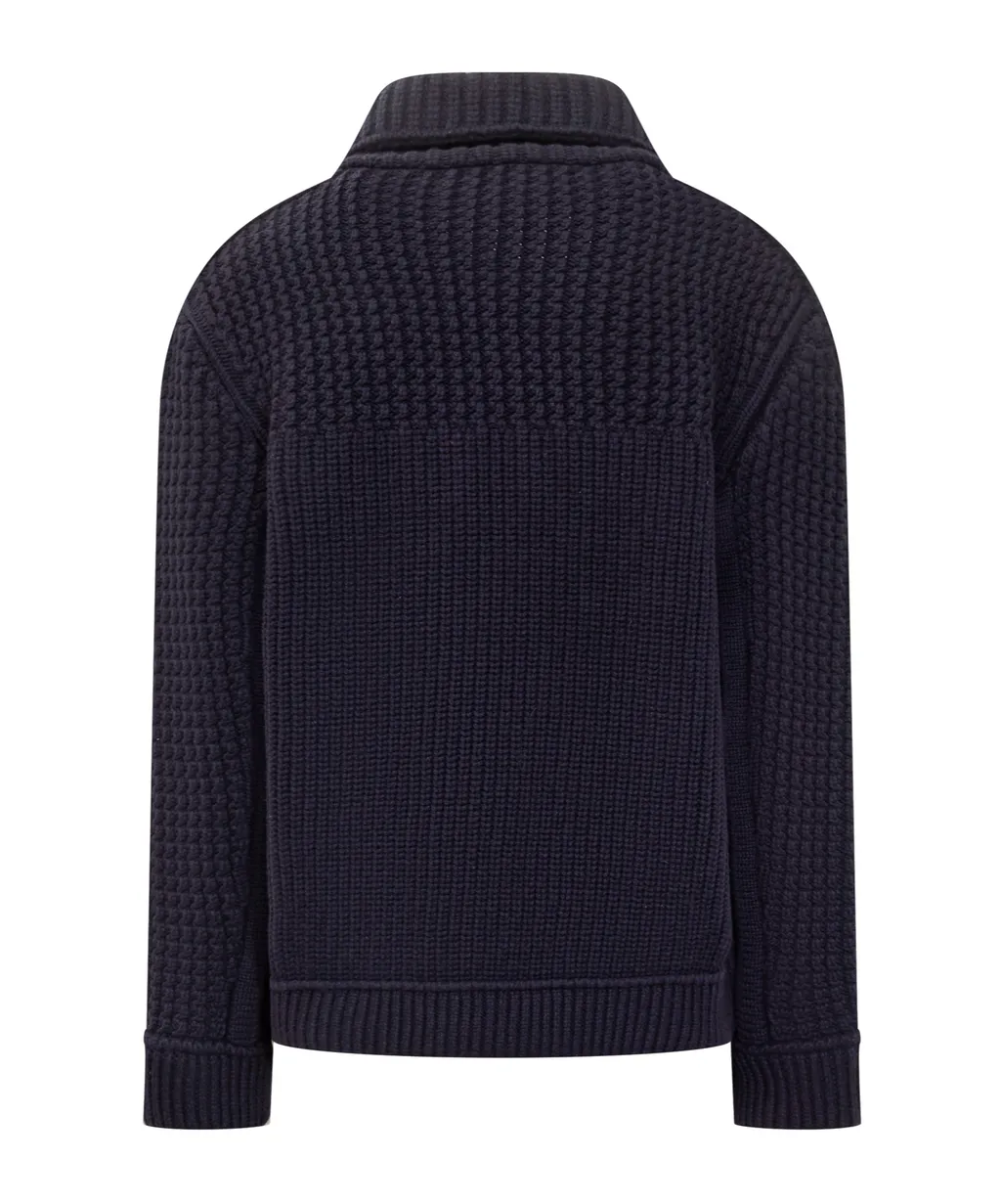 Lanvin Double-Breasted Chunky Knitted Cardigan