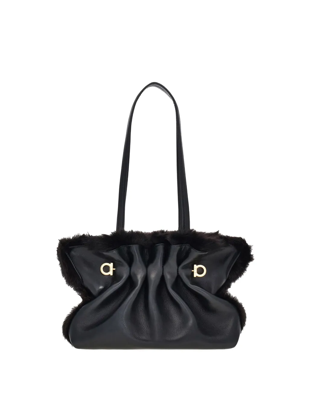 Ferragamo Gathered Detail Small Handbag