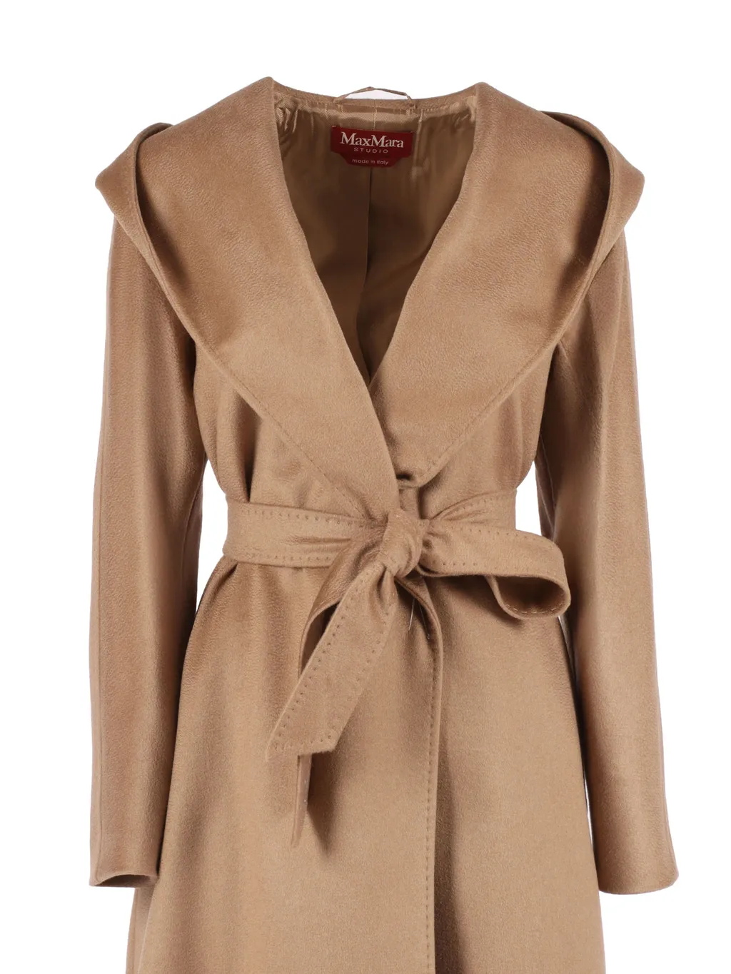 Max Mara Studio Danton Tie-Waisted Coat