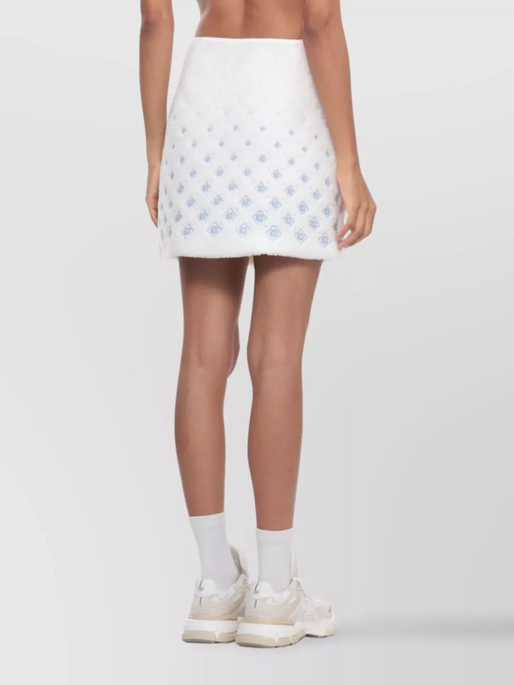 Casablanca Logo Embroidered Mini Skirt