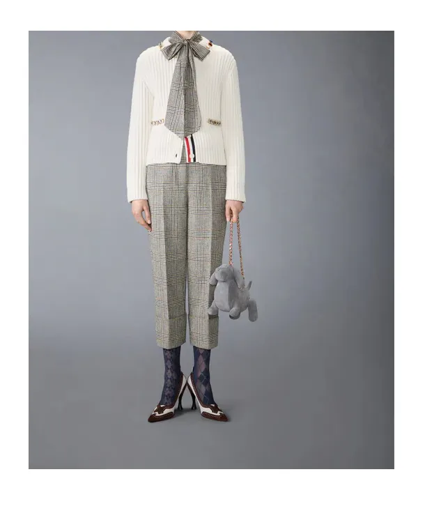 Thom Browne Embellished Knitted Cardigan