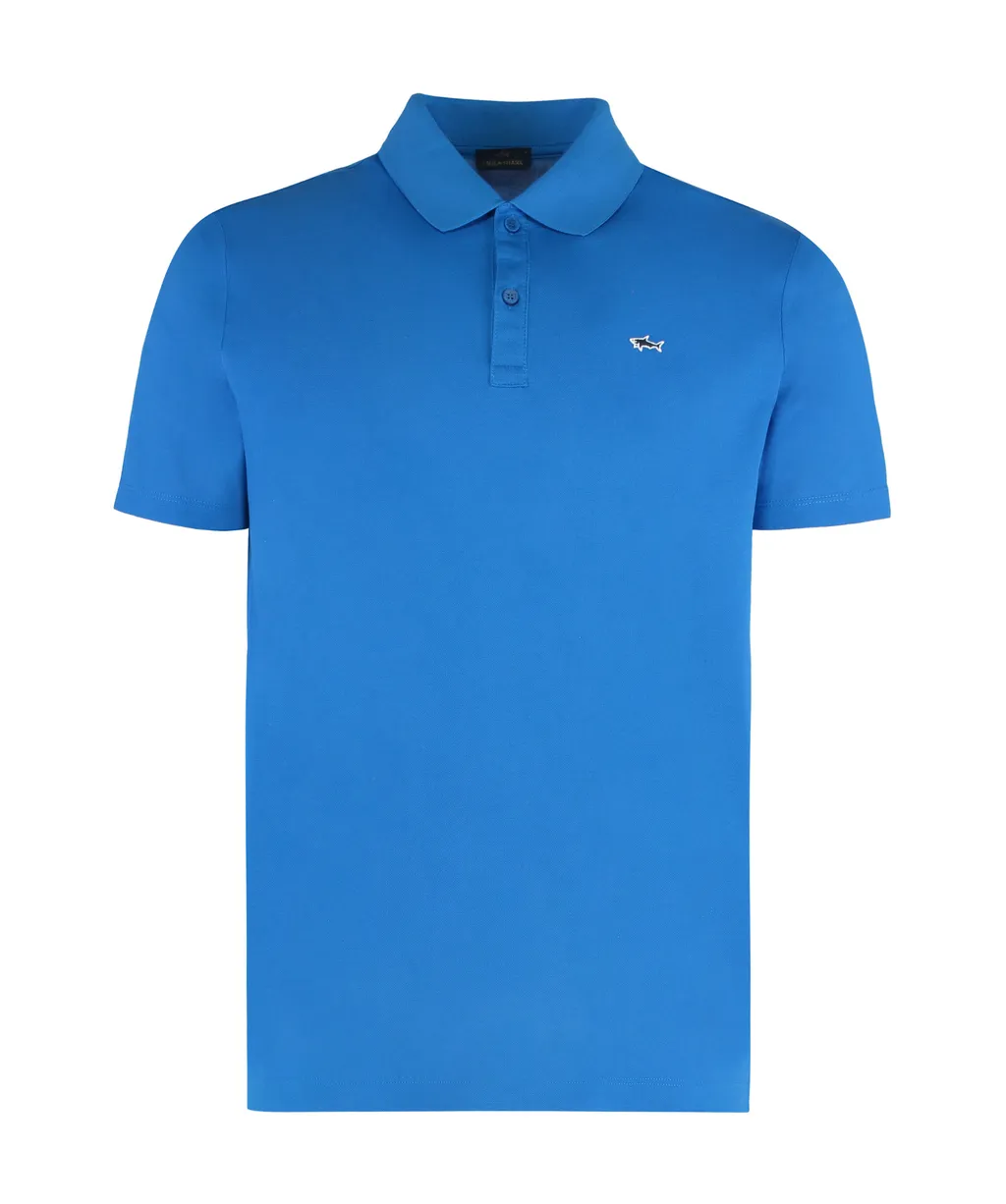 Paul & Shark Logo Piquet Polo Shirt