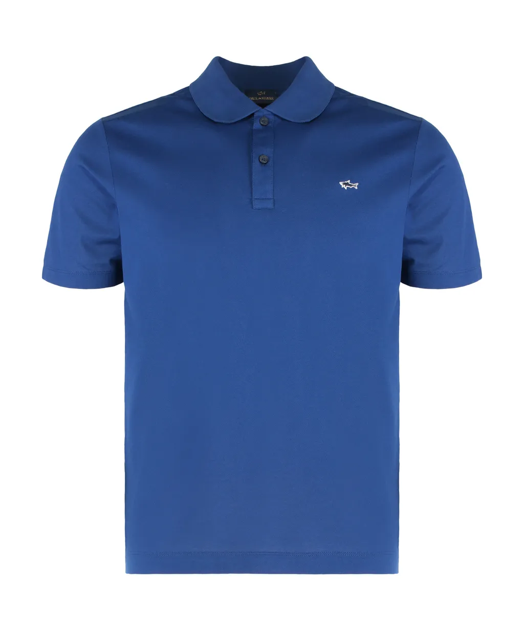 Paul & Shark Logo Piquet Polo Shirt