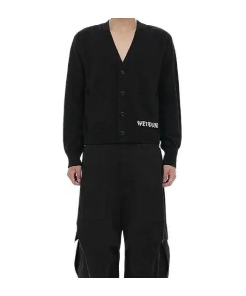 Long-Sleeved Knitted Cardigan