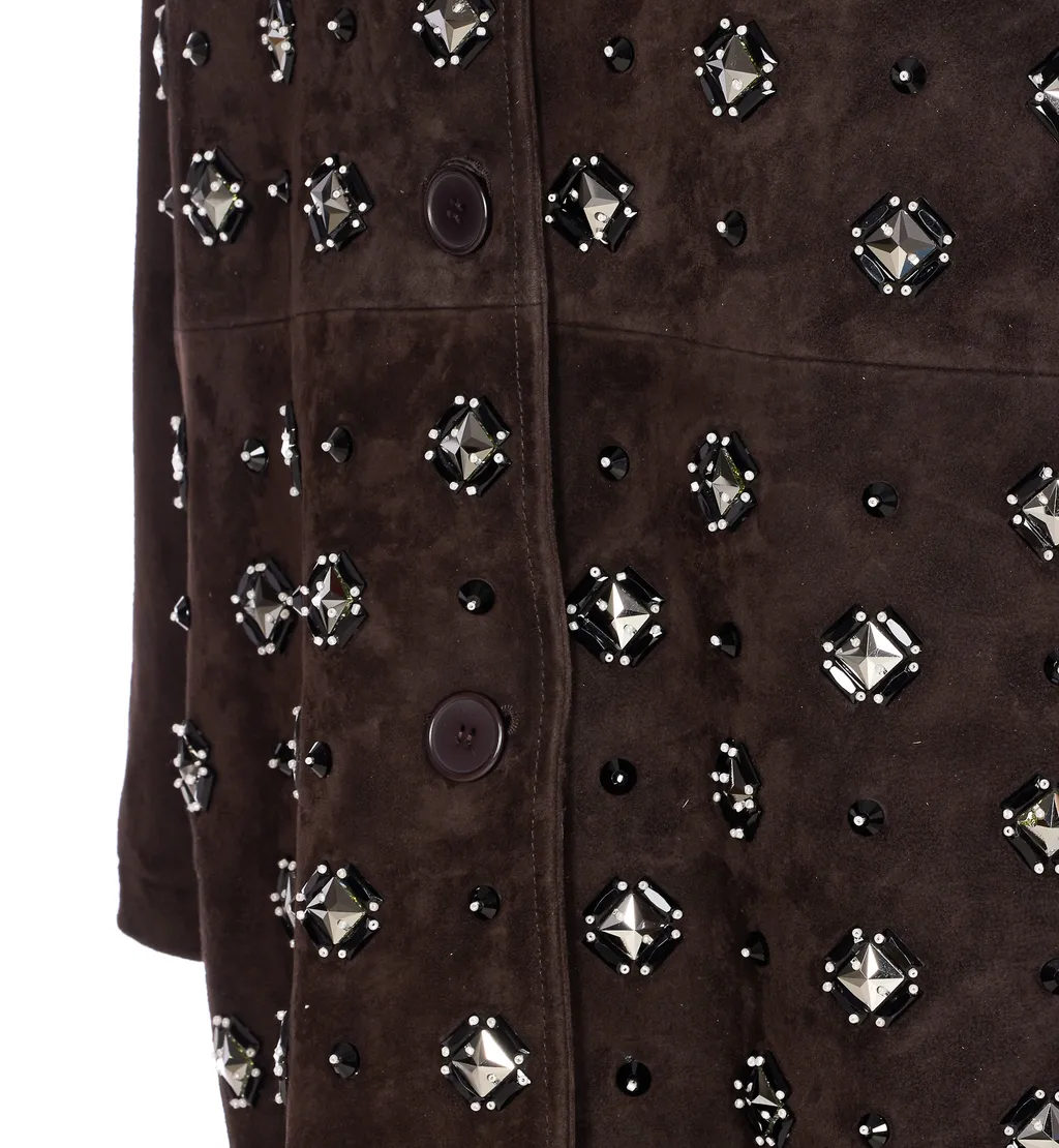 Sword Crystal-Embellished Jacket
