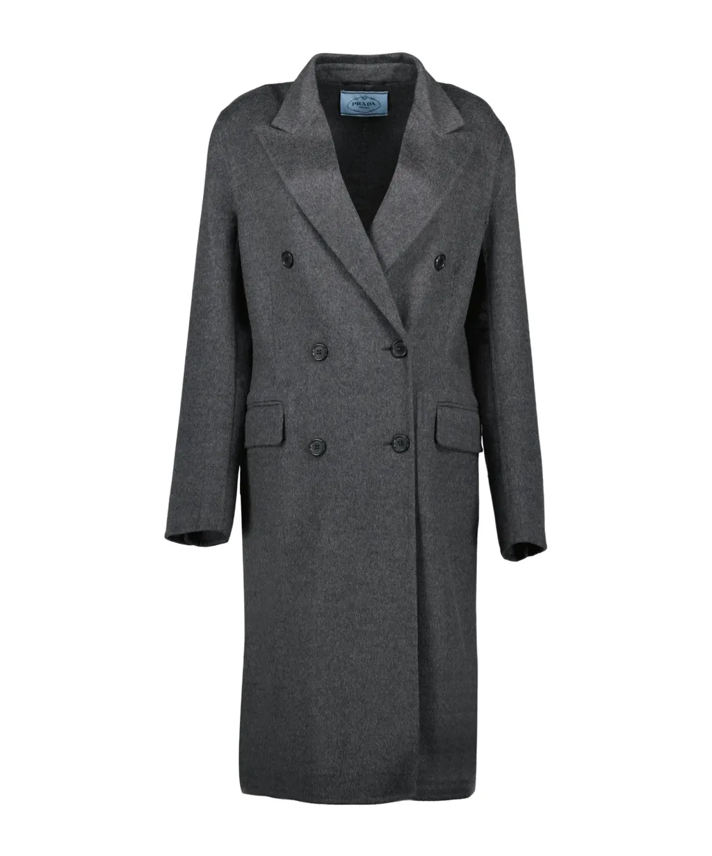 Double-Breasted Double Cashwool Coat