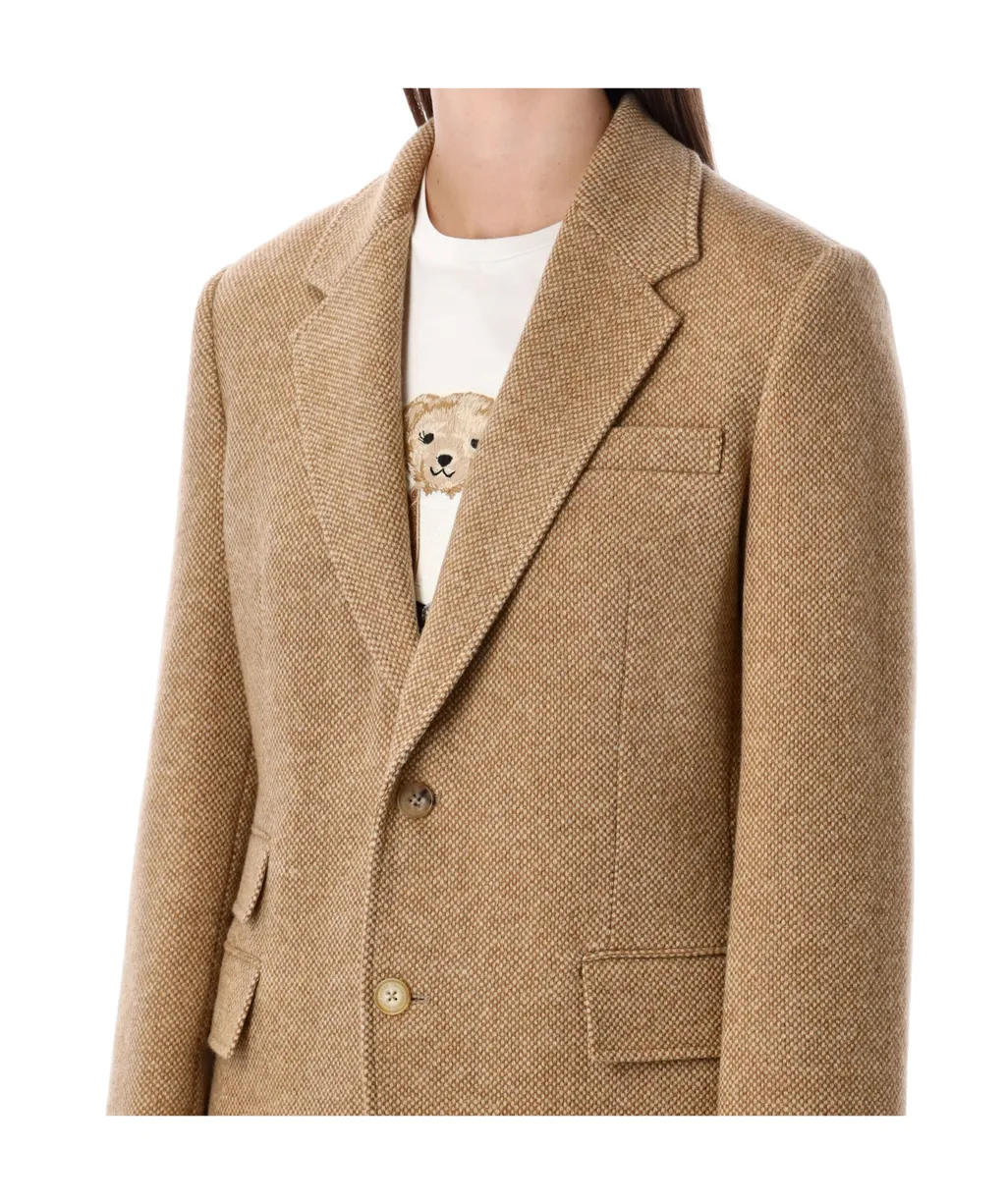 Ralph Lauren Collection Eli Basket-Weave Tweed Jacket