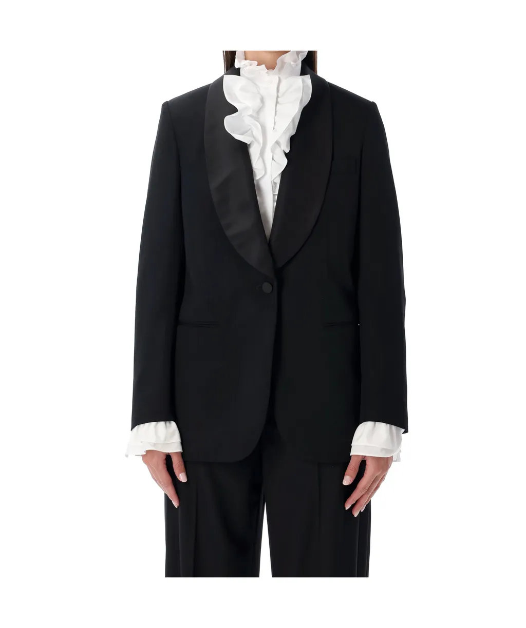 Ralph Lauren Collection Sutton Grain De Poudre Tuxedo Jacket