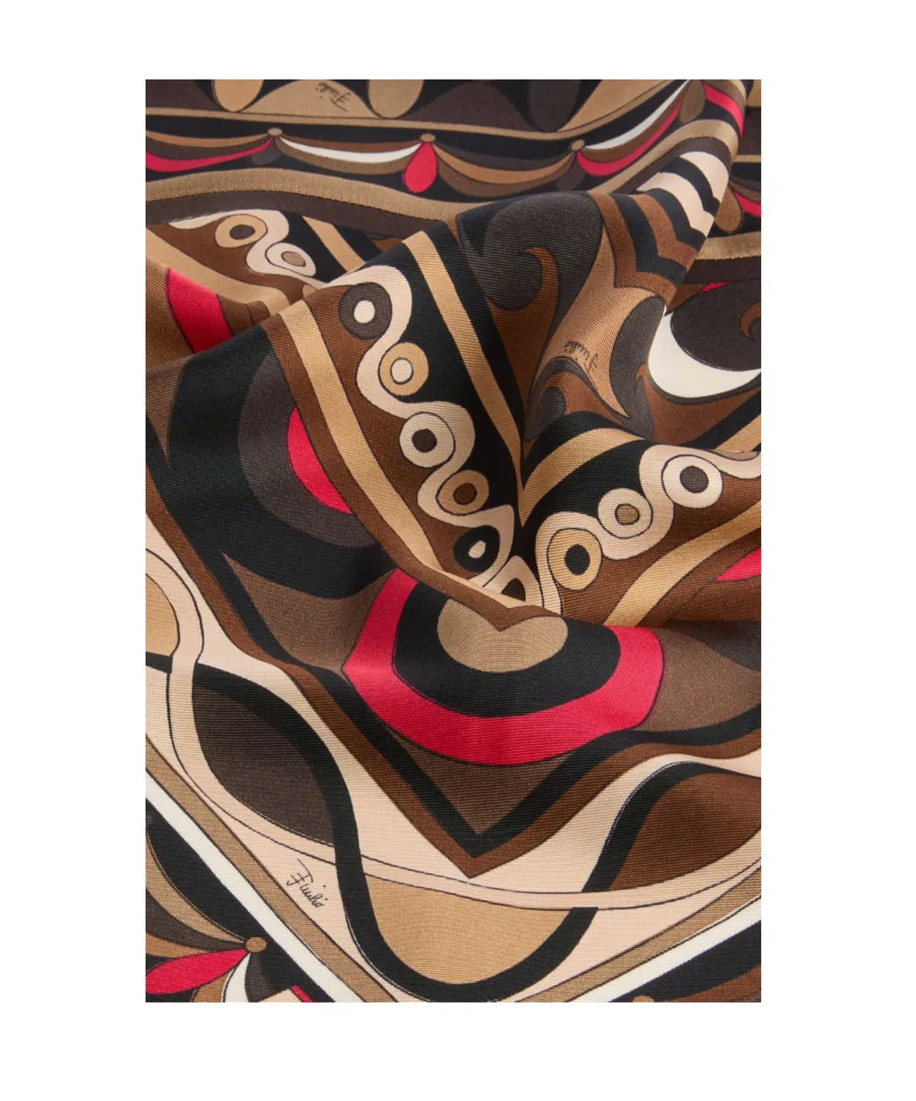 Pucci Printed Triangle Shaped Scarf