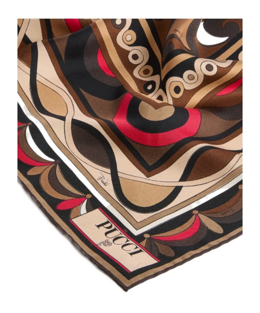Pucci Printed Triangle Shaped Scarf