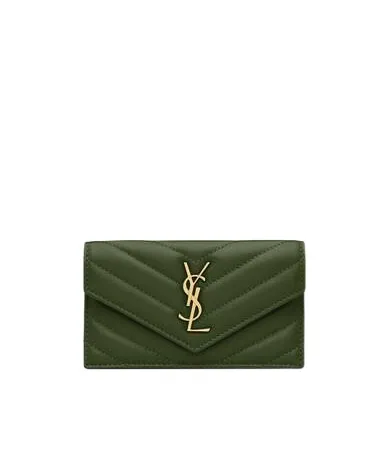 Saint Laurent Cassandre Matelass Card Case