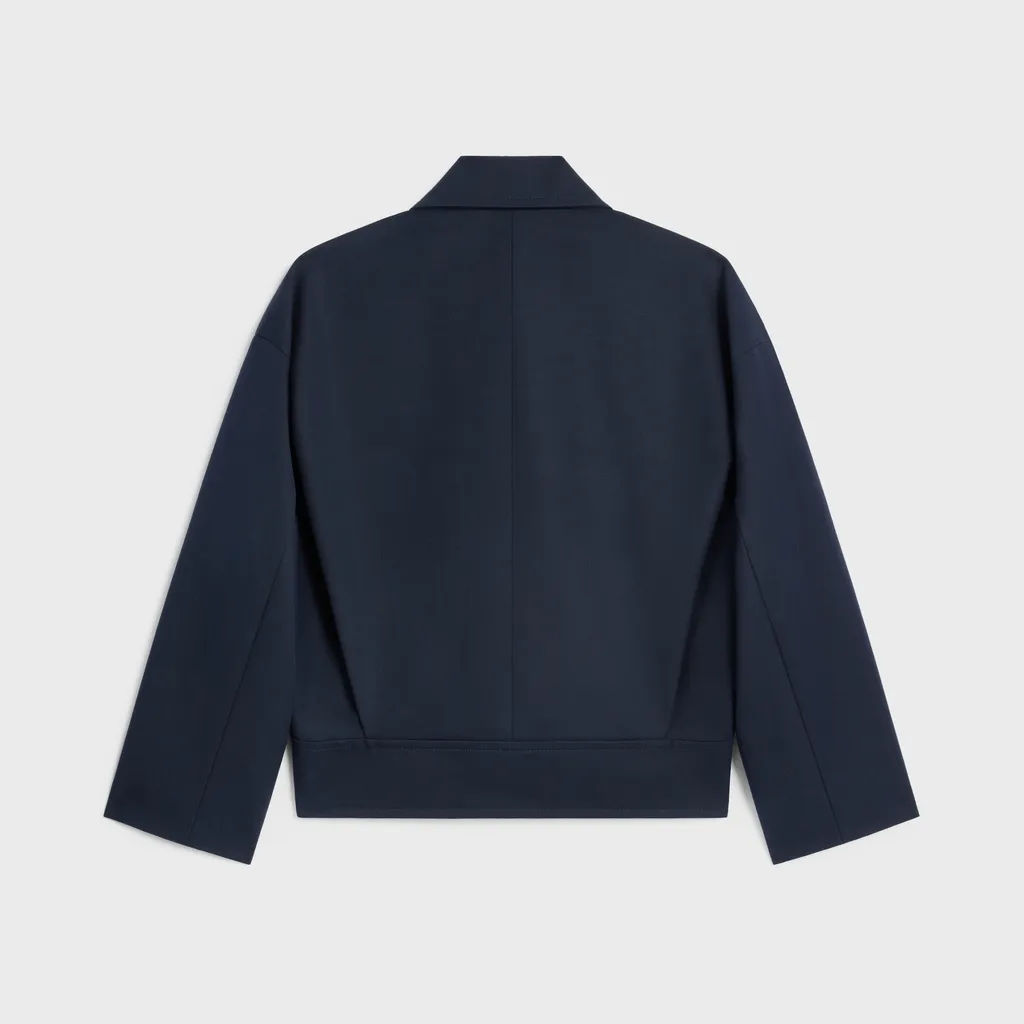 Jacket In Cotton Wool Gabardine