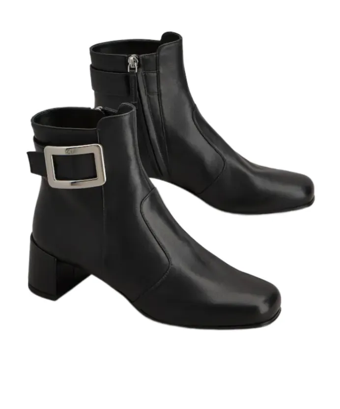 45Mm TrÈS Vivier Polly Buckle Ankle-Boots