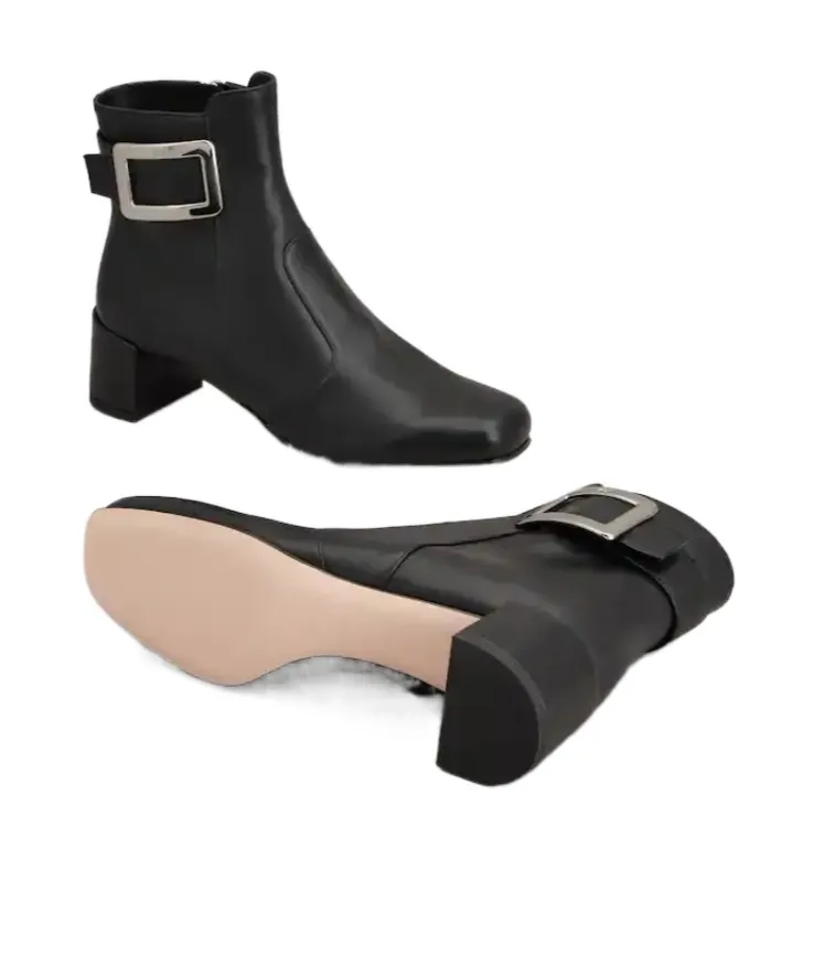 45Mm TrÈS Vivier Polly Buckle Ankle-Boots