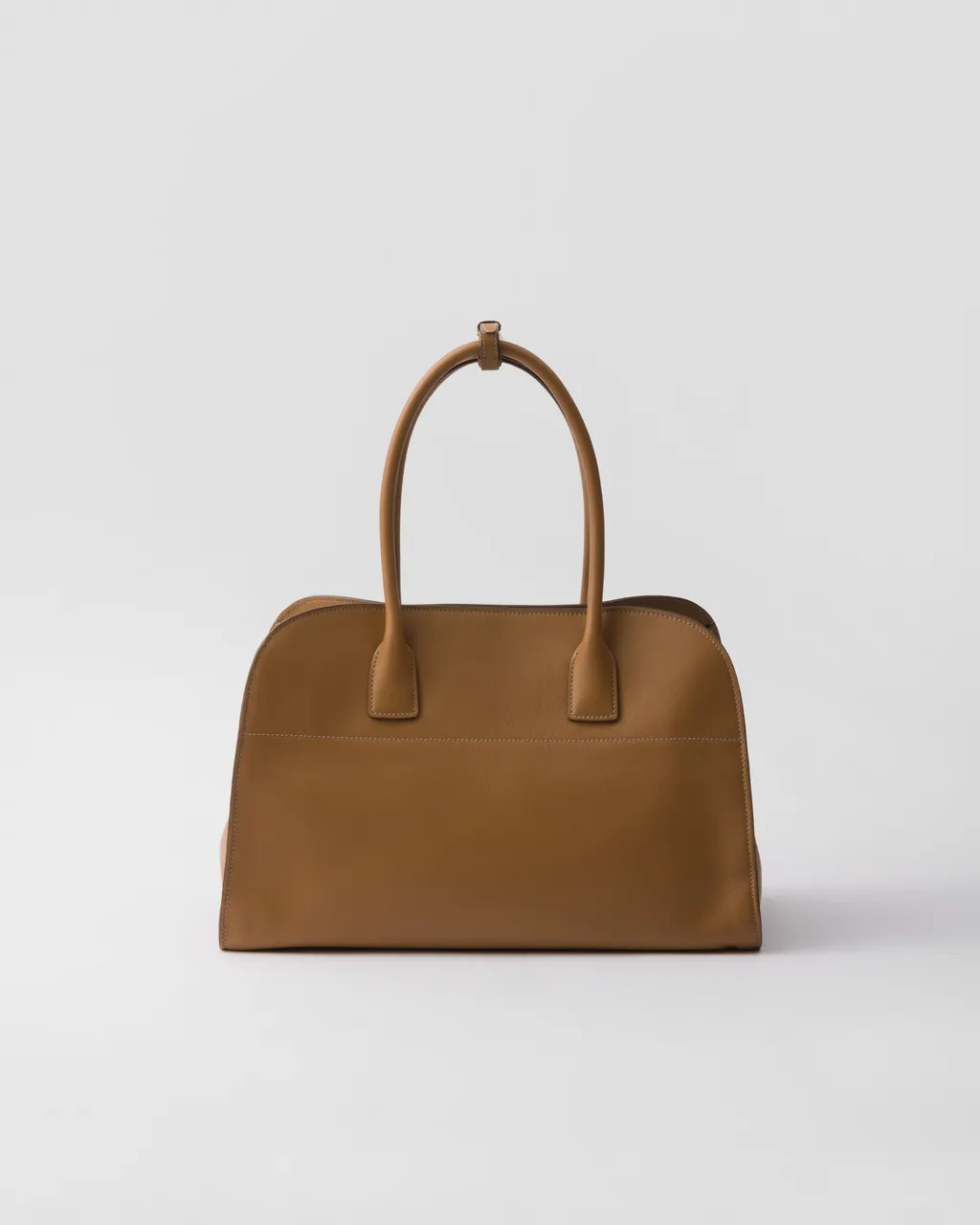 Prada Logo Detailed Open Top Large Tote Bag