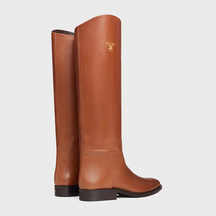 Celine Anais Riding Boot In Calfskin