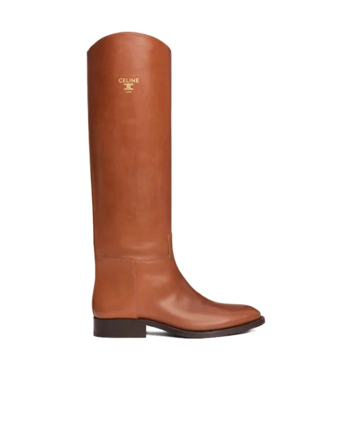Celine Anais Riding Boot In Calfskin