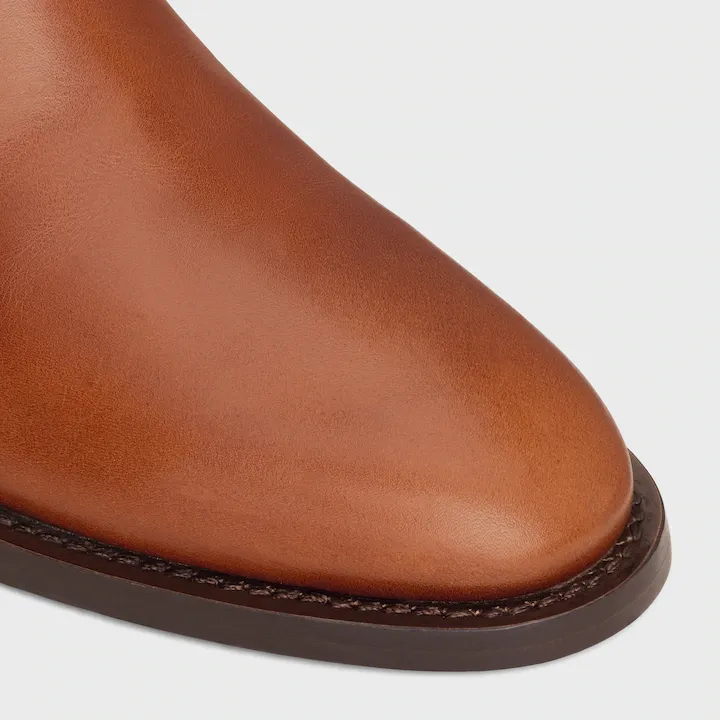 Celine Anais Riding Boot In Calfskin