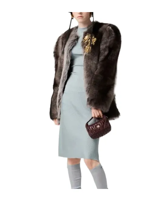 Miu Miu Short-Sleeved Ribbed Jumper