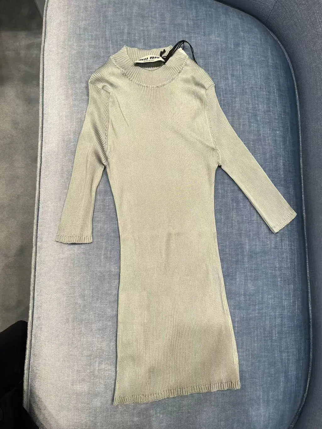 Miu Miu Short-Sleeved Ribbed Jumper