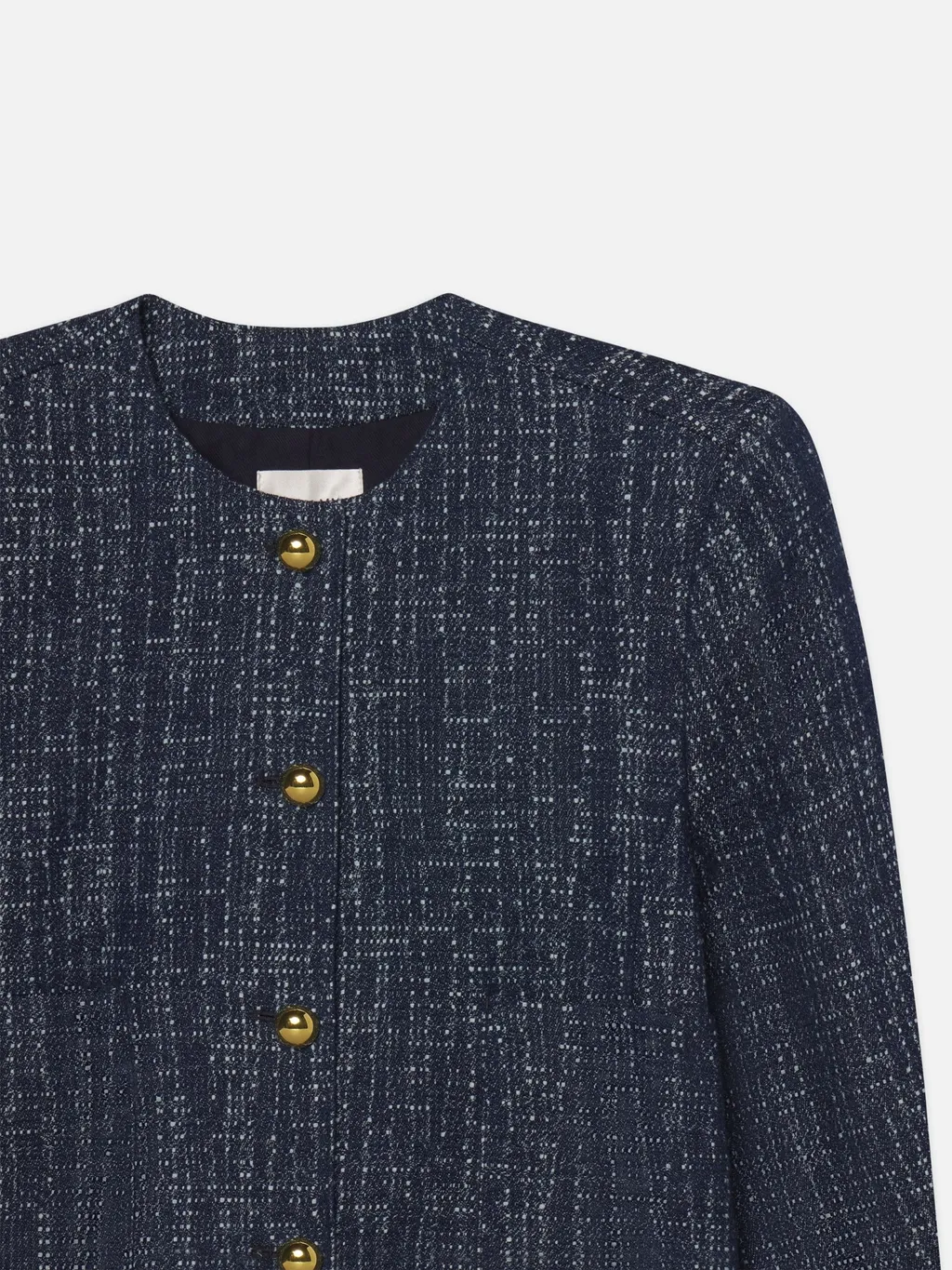 The Tweed Button-Up Jacket