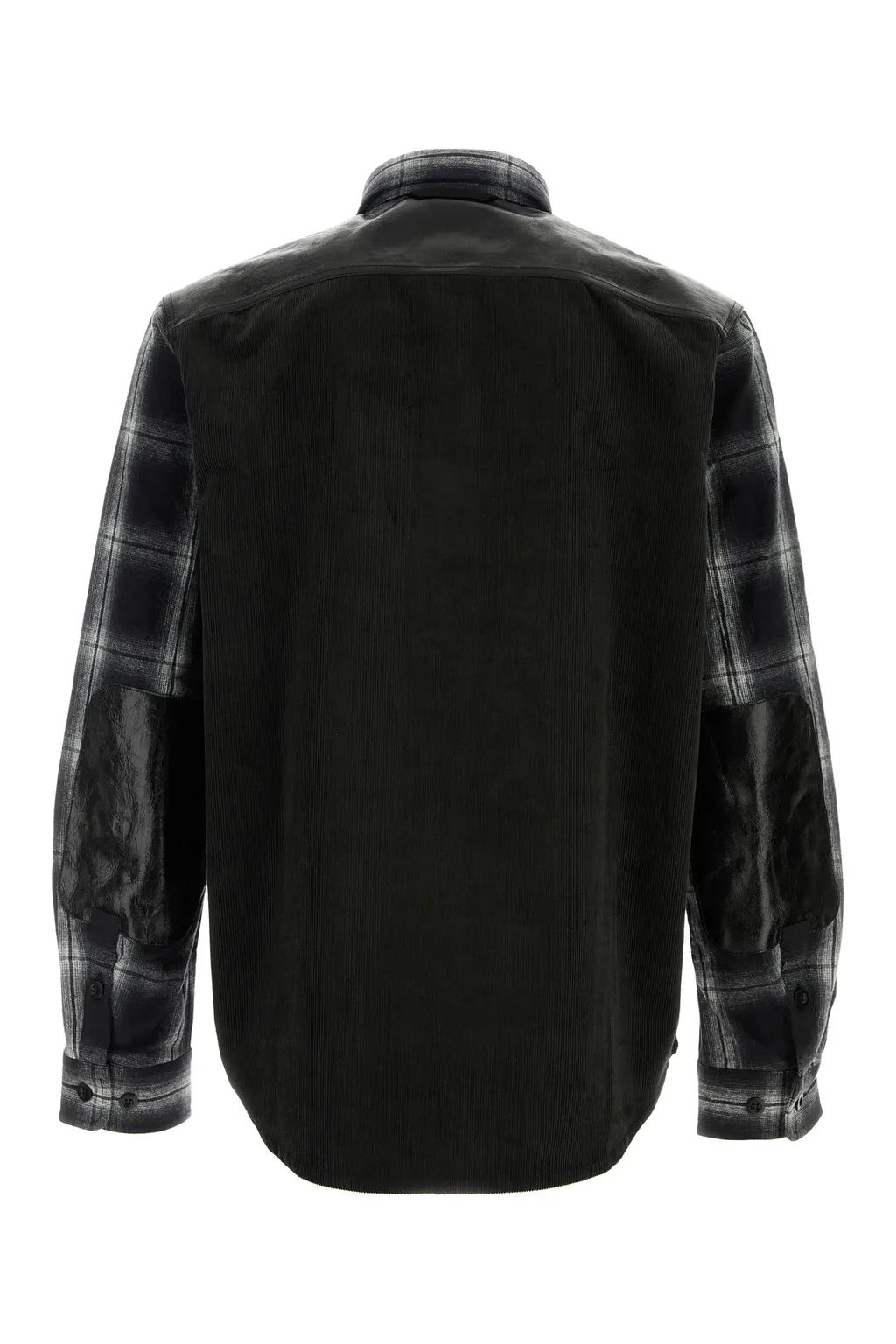 Junya Watanabe Man Checked Curved Hem Shirt