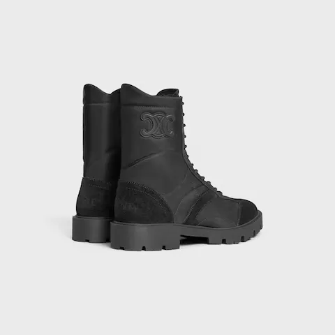 Margaret Boot In Nylon And Suede Calfskin