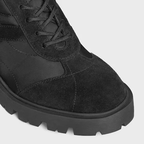 Margaret Boot In Nylon And Suede Calfskin