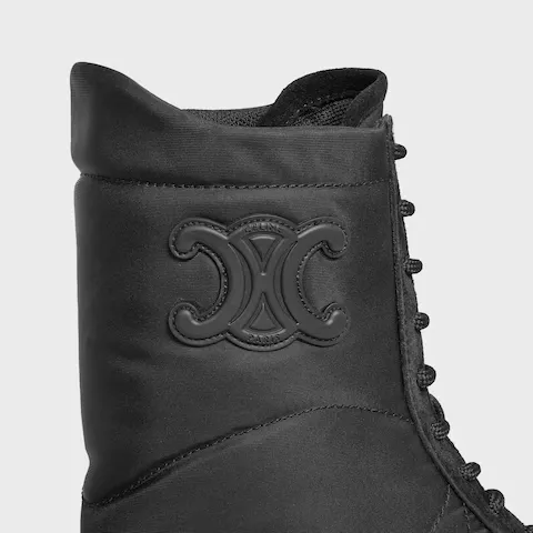 Margaret Boot In Nylon And Suede Calfskin