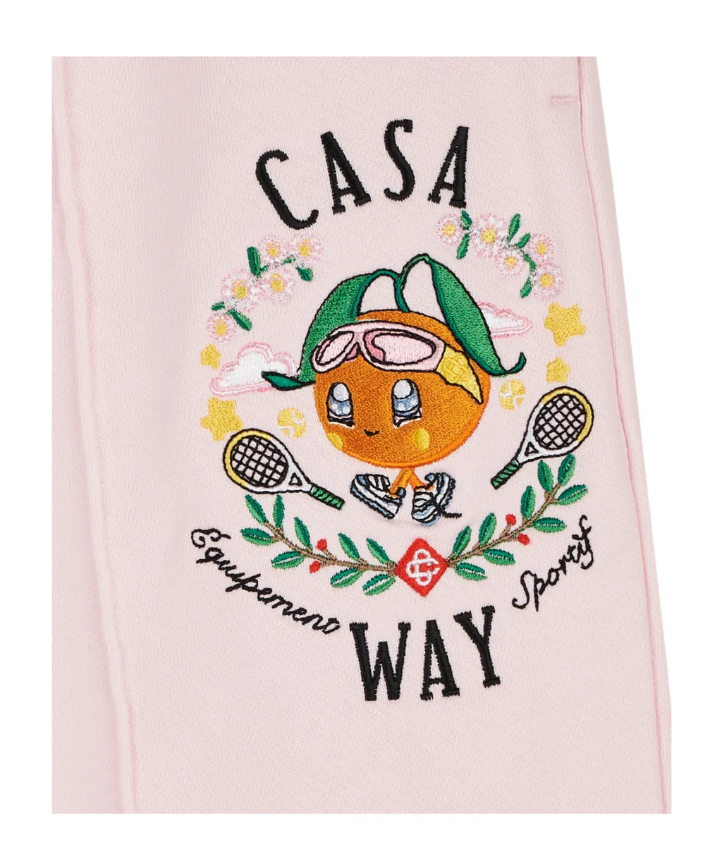 Logo-Embroidered Sports Pants