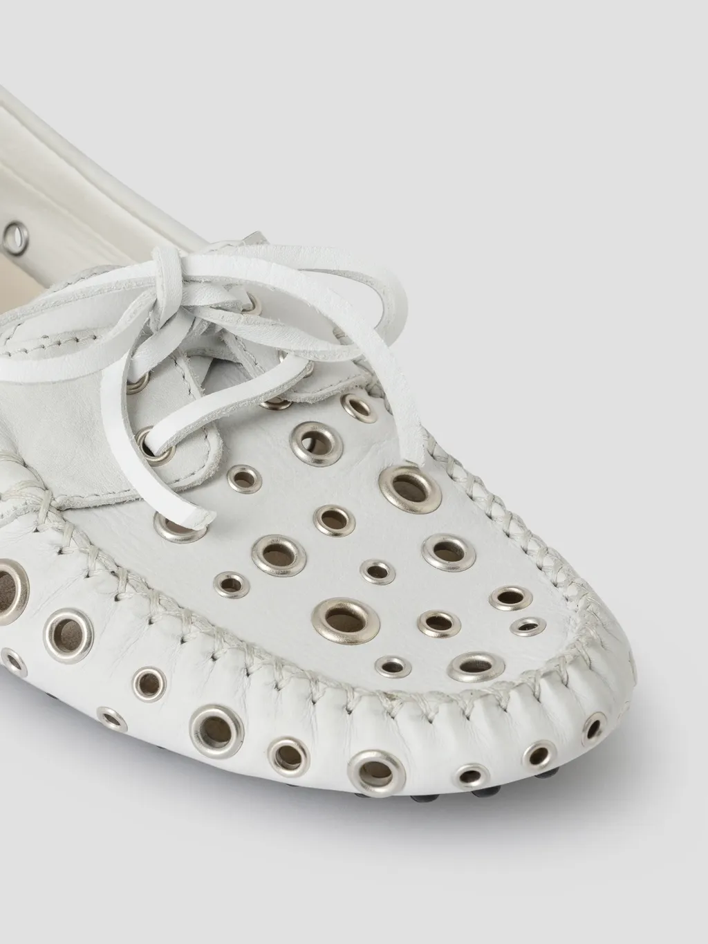 Gimaguas Eyelet Car Flat Shoes