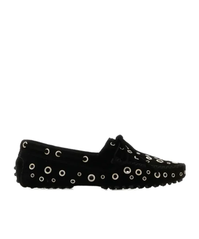 Gimaguas Eyelet Car Flat Shoes