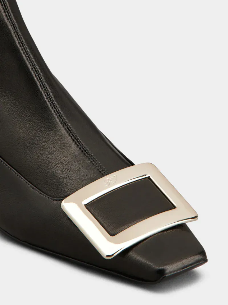 Belle Vivier Booties In Leather