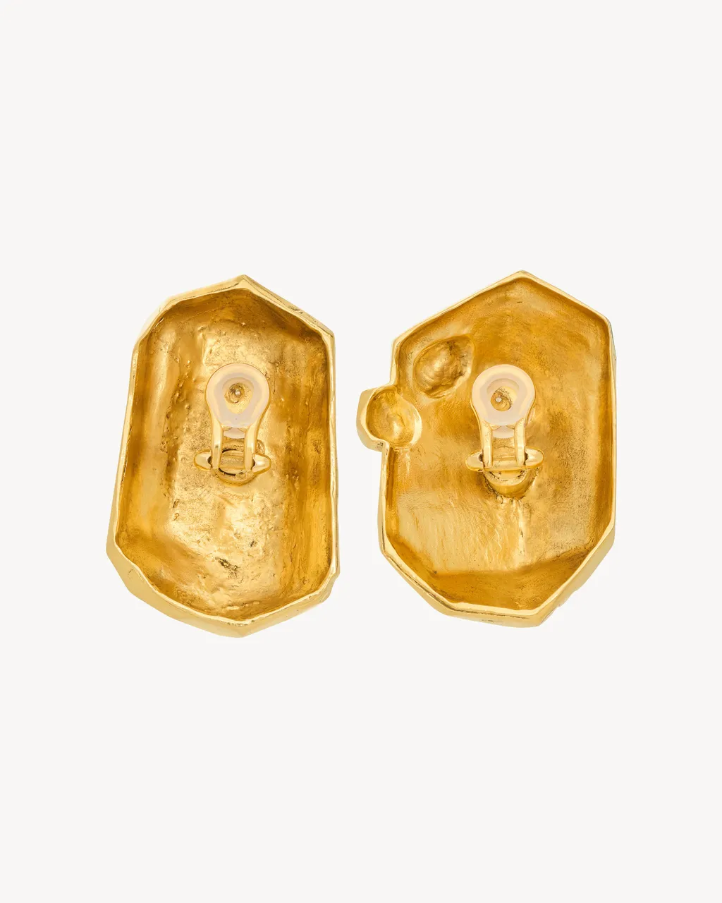 Organic Earrings In Metal