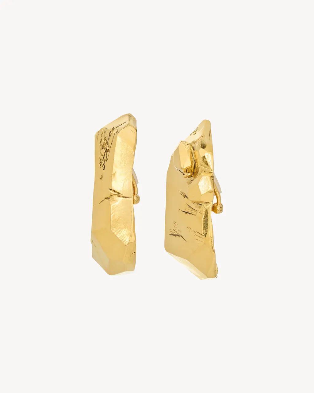 Organic Earrings In Metal