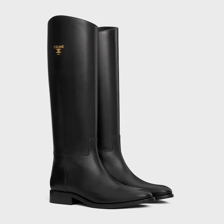 Celine Anais Riding Boot In Calfskin