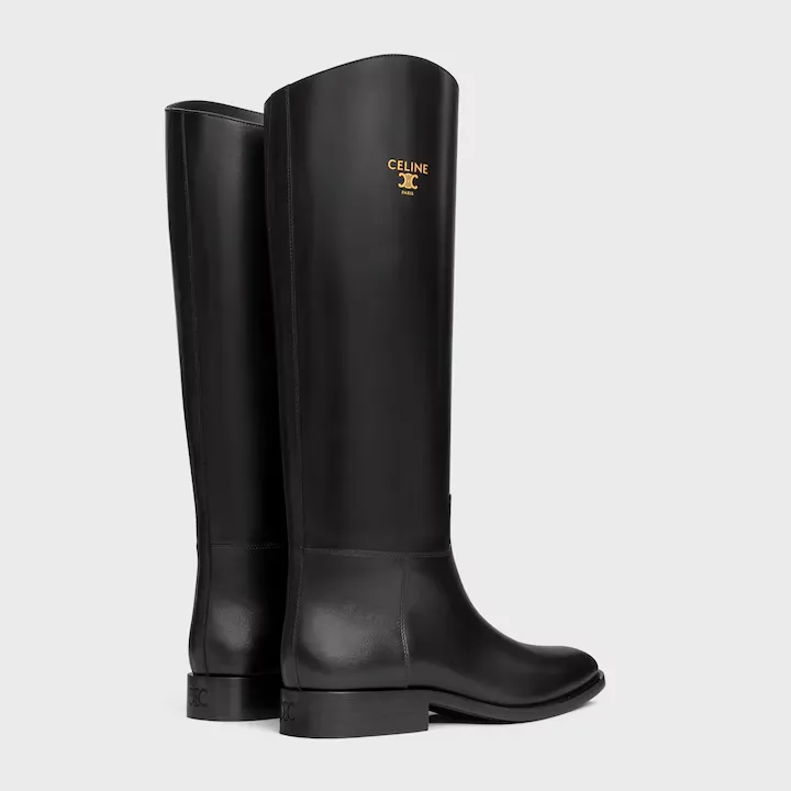 Celine Anais Riding Boot In Calfskin