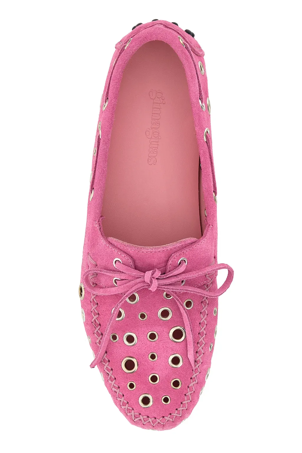 Gimaguas Eyelet Car Flat Shoes