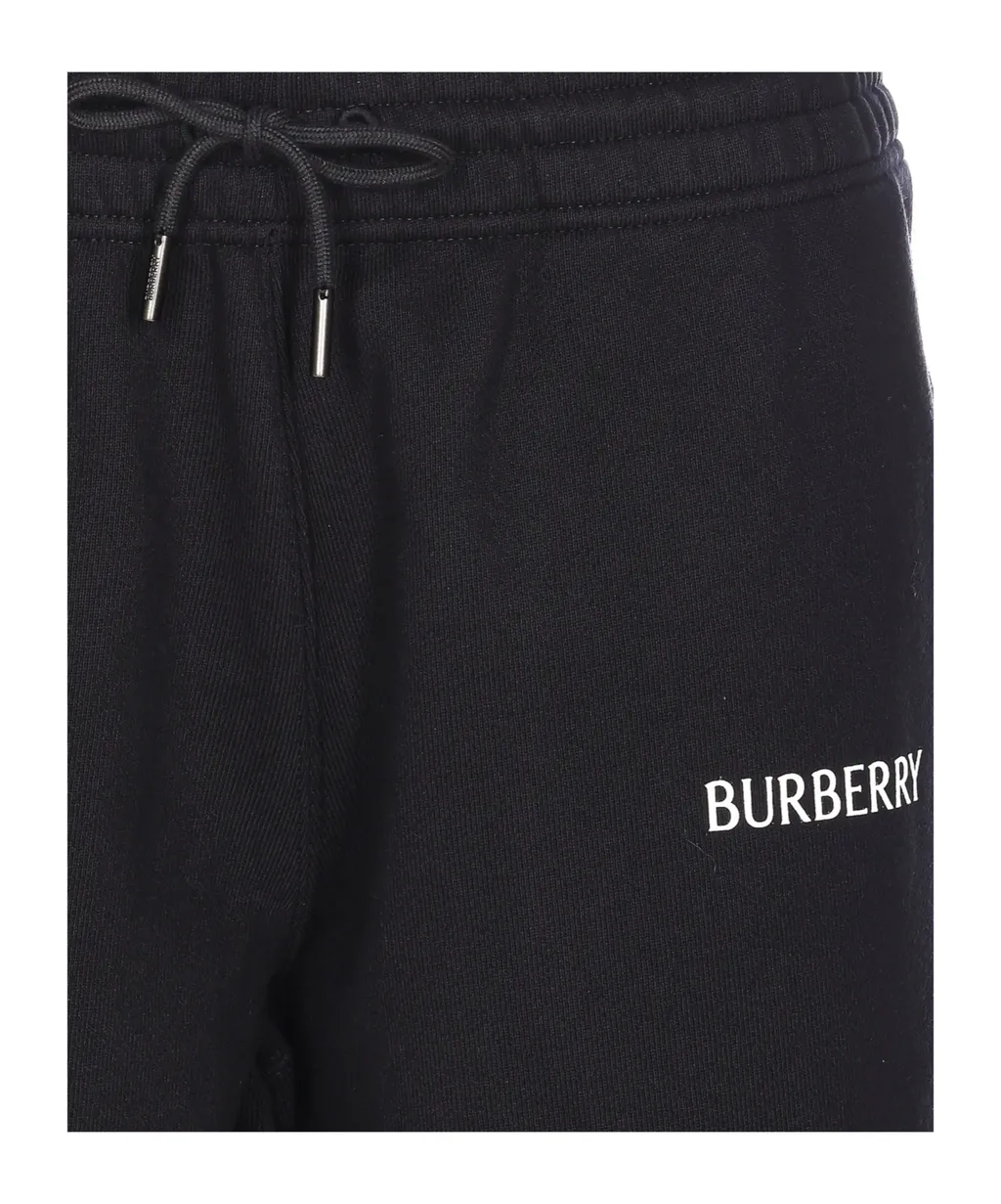 Burberry Logo Printed Drawstring Track Trousers