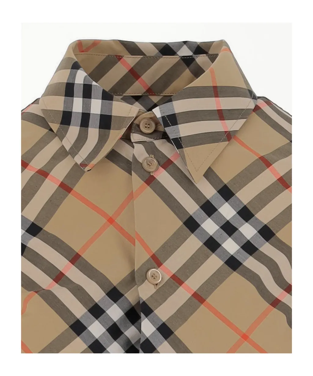 Burberry Slim Fit Checked Shirt