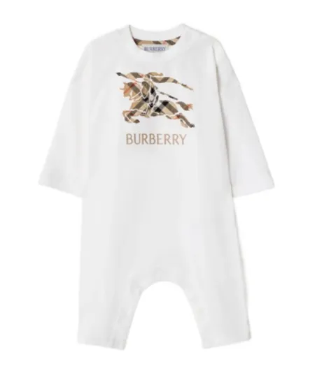 Burberry Kids Logo Print Onesie