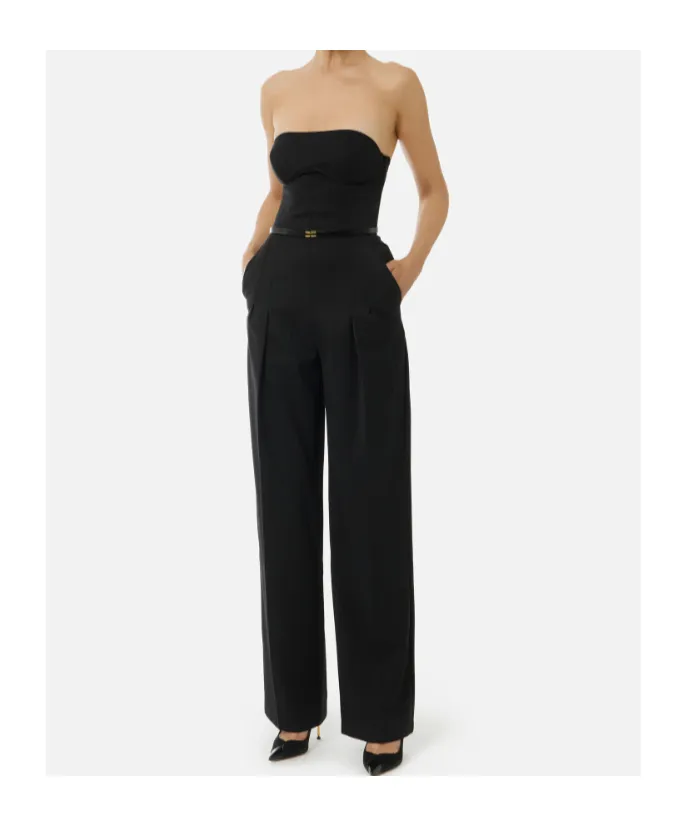 Bandeau Belted Jumpsuit