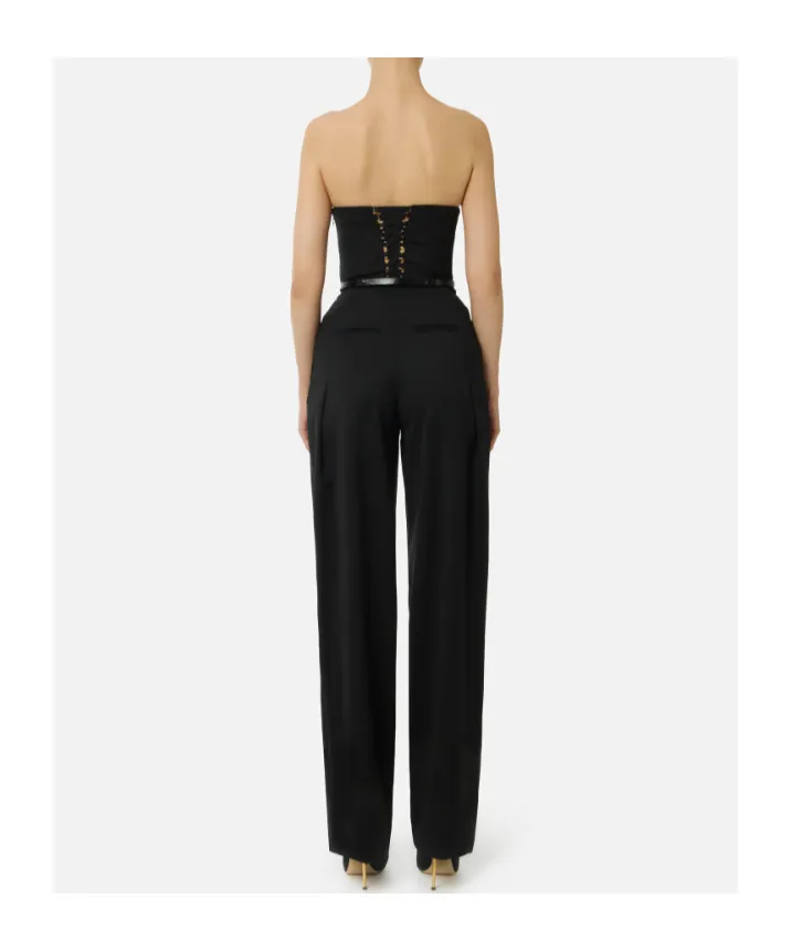 Bandeau Belted Jumpsuit