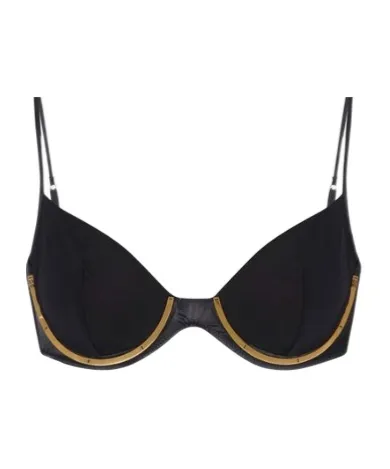 Satin-Effect Bra