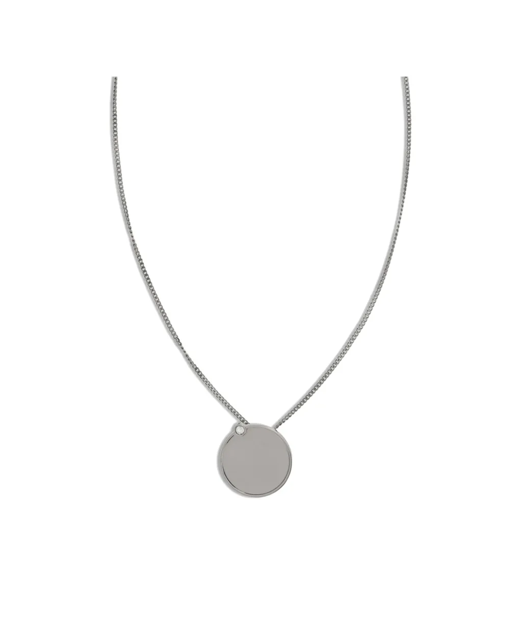 Mm6 Maison Margiela Embellished Mirror-Pendant Necklace