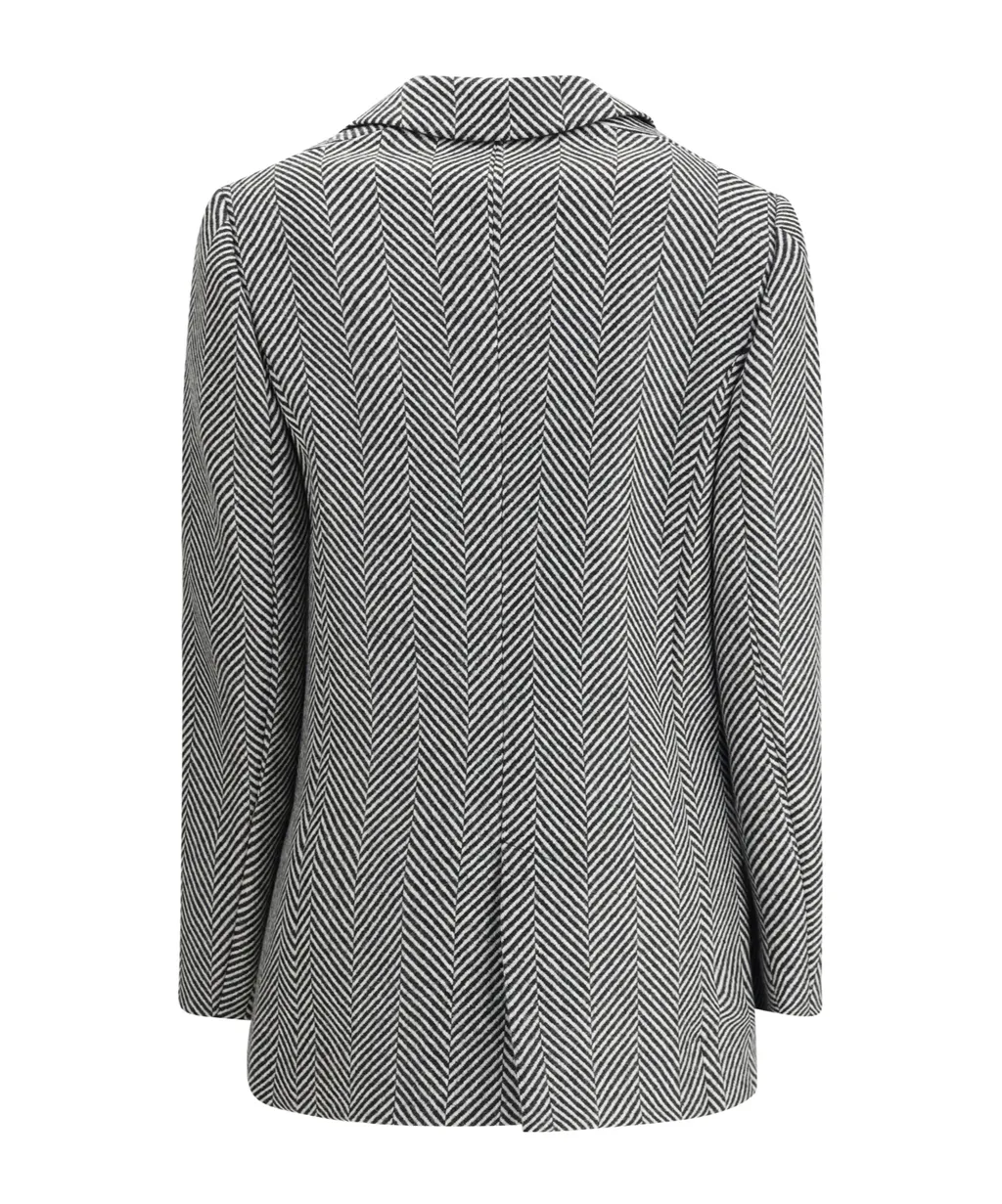 Long-Sleeved Suit Jacket