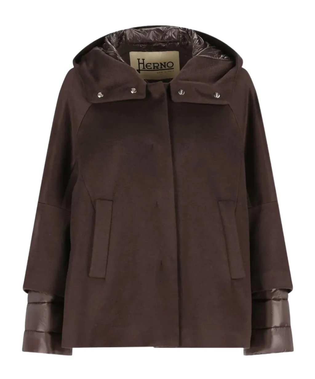 Hooded Panelled Jacket