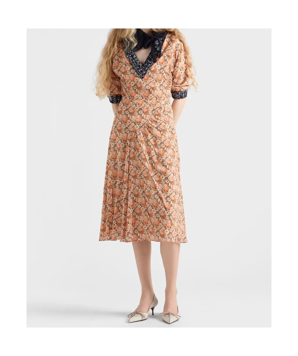Printed Georgette Dress